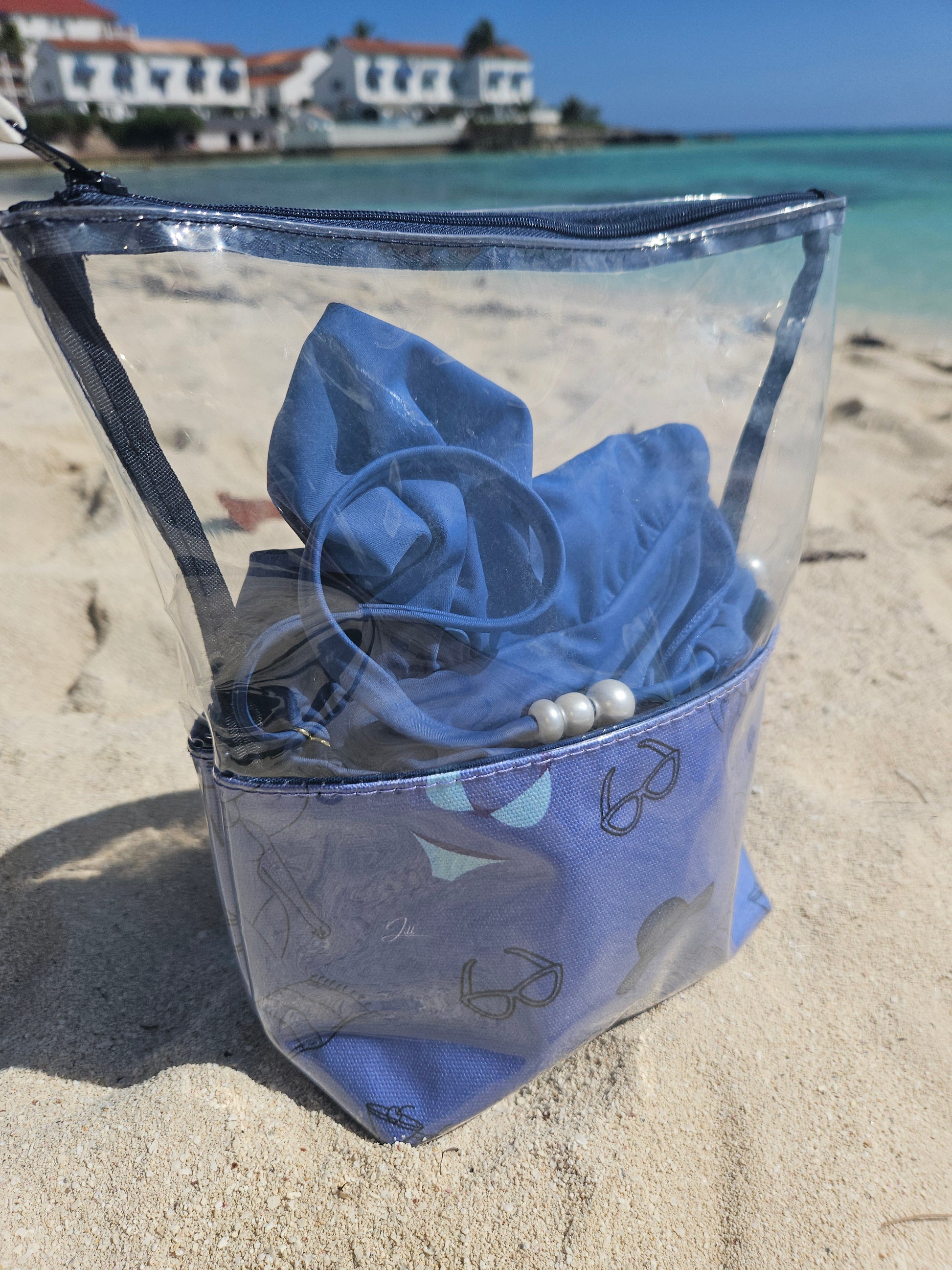 Travel Tote and Bathing Suit/Toiletry Bag Set