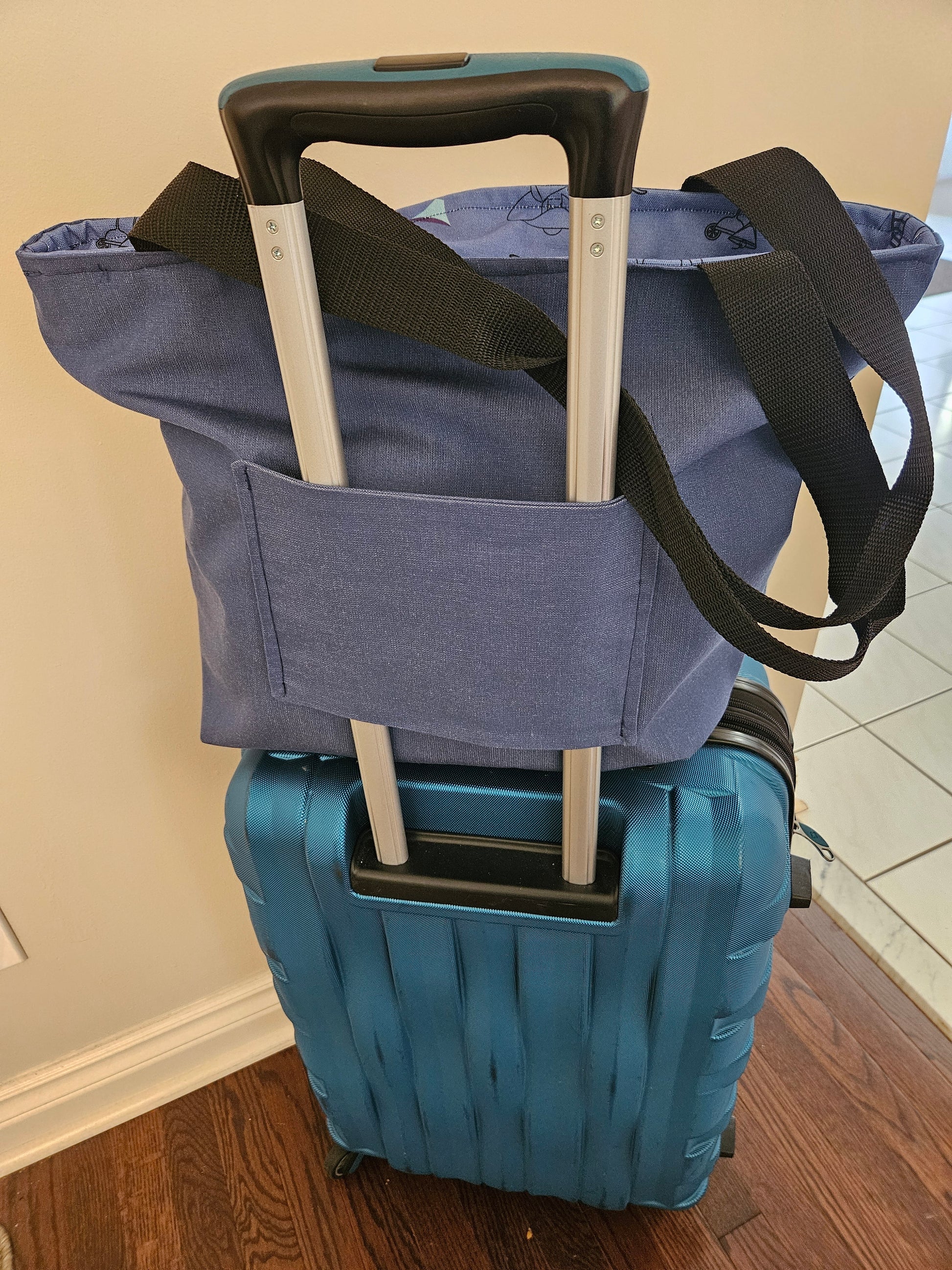 Travel Tote and Bathing Suit/Toiletry Bag Set