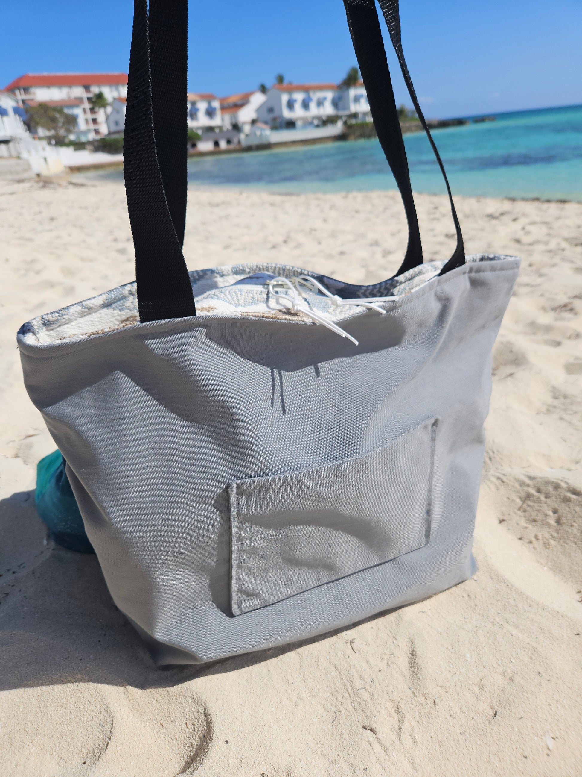 Fish Travel Tote Bag, One of a Kind, Water Resistant