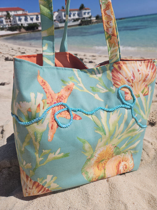 Tropical Tote Bag, Water Resistant