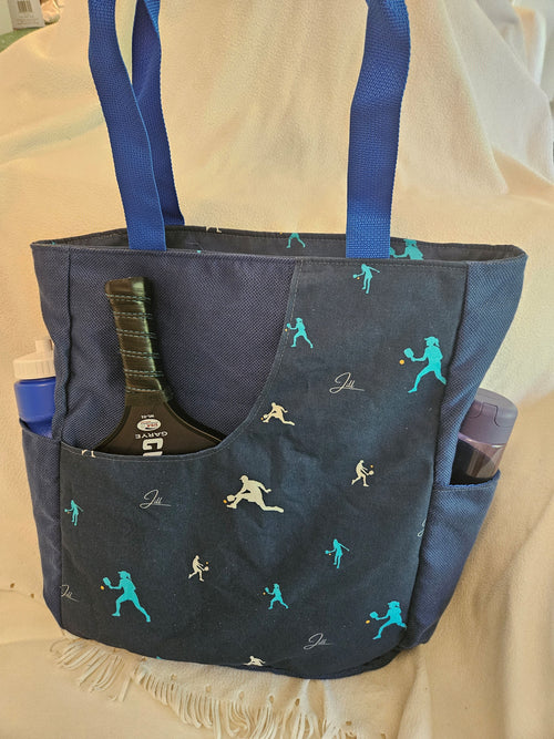 Pickleball Tote Bag, Water Resistant