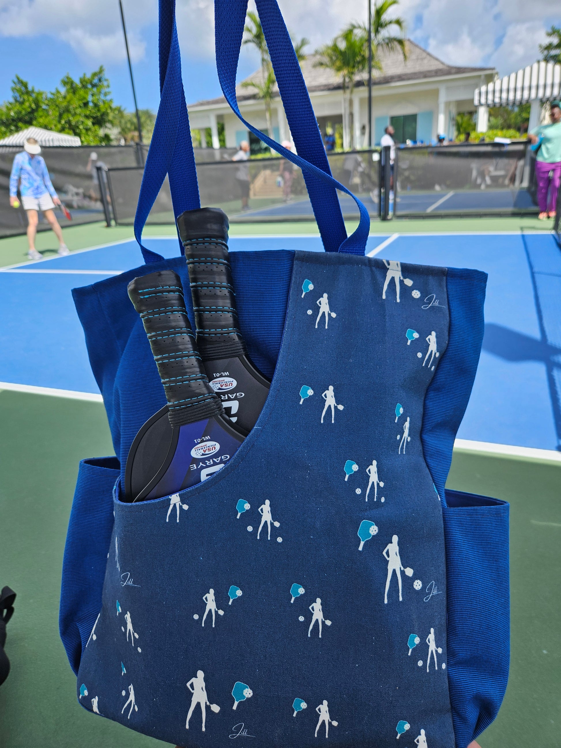 Pickleball Tote Bag, Water Resistant